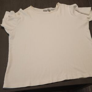White Short Sleeve Top